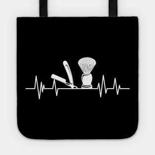 hairstylist heartbeat coiffeur lover Tote