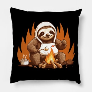 Campfire Sloth Pillow