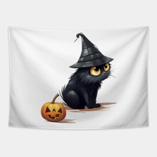 black cats for halloween Tapestry