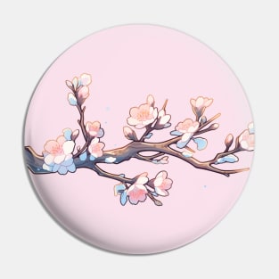 Kawaii Cherry Blossom Branch Pin