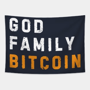 God Family Bitcoin Tapestry