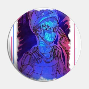 Boy anime aesthetic Pin