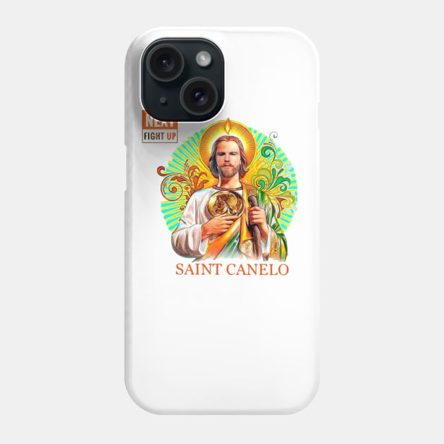 Saint Canelo - Pray For Us Phone Case by NextFightUpApparel