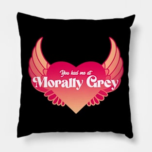 You Had Me At Morally Grey | Red and Yellow Flame Pillow