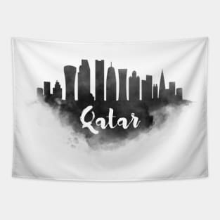 Qatar watercolor Tapestry