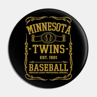 Vintage Twins American Baseball Pin