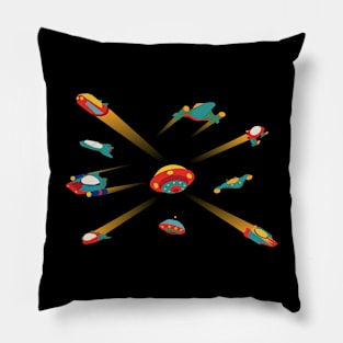 Spaceships! Pillow