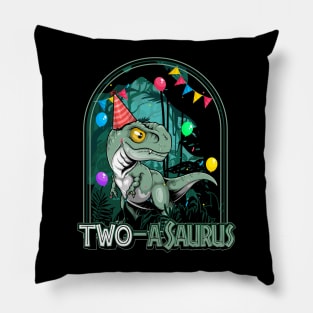 Dinosaurus 2nd birthday Pillow