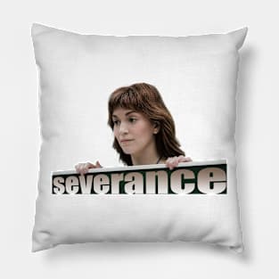 Severance series Britt Lower as Helly fan works let me out graphic design by ironpalette Pillow