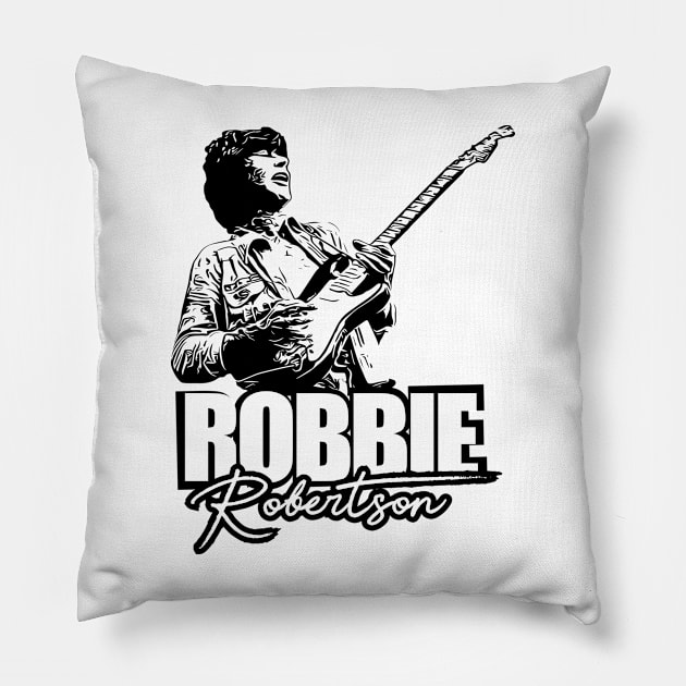 Robbie Robertson Pillow by ArtMofid