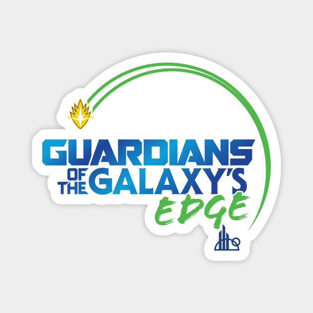 Guardians of the Galaxy's Edge (2D Logo) Magnet by frankpepito