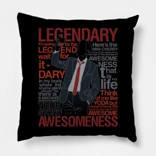 Legendary T-Shirt of Awesomeness Pillow