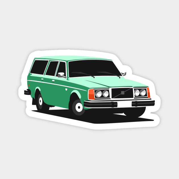 1979 Volvo 245 Magnet by TheArchitectsGarage