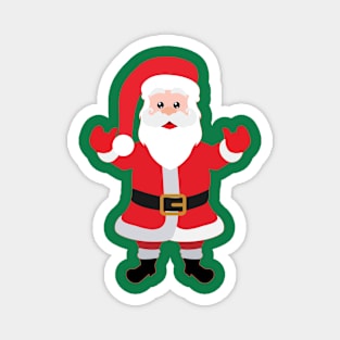 Christmas Santa Claus Says Welcome to You Magnet