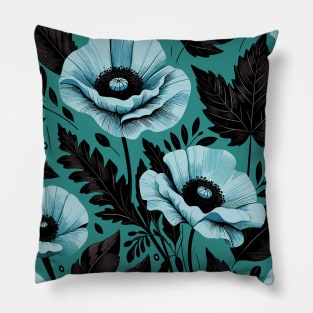 Poppy Flower Pillow