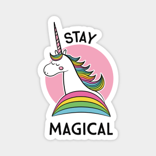 Magical Unicorn - Stay Magical Magnet