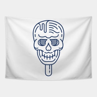 Ice Cream Skull Tapestry