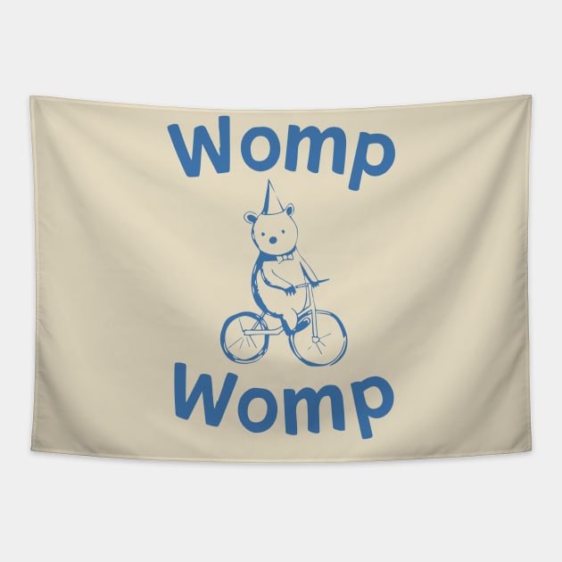 Funny Bear Womp Womp Tapestry by RansomBergnaum