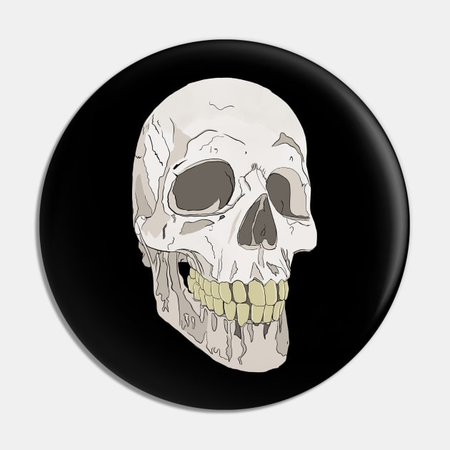 Skull IV Pin by IcarusPoe