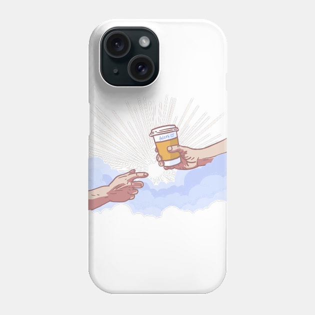 The very first cup of coffee Phone Case by rodrigobhz