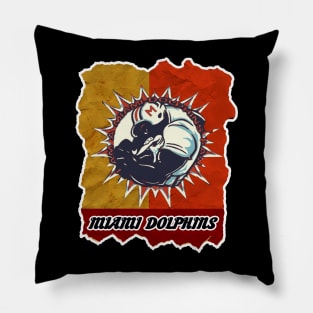 miami dolphins Pillow