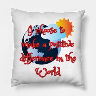 Positive vibes in the World Pillow