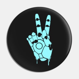 Zenyatta Peace Sign Pin