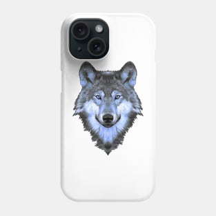 Wolfie In Blue Phone Case