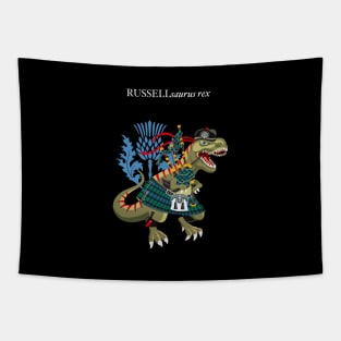 Clanosaurus Rex RUSSELLsaurus rex Russell Ancient Scotland Ireland Family Tartan Tapestry