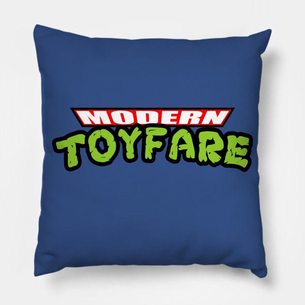 Modern Toyfare Pillow by VaultOfPersonalityComics