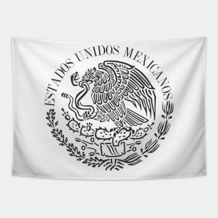 Estados unidos mexicanos - black lettering Tapestry