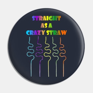 Pride in the Last Straw Pin