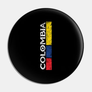 Colombia National Soccer Team Pride Flag Colombian Pin