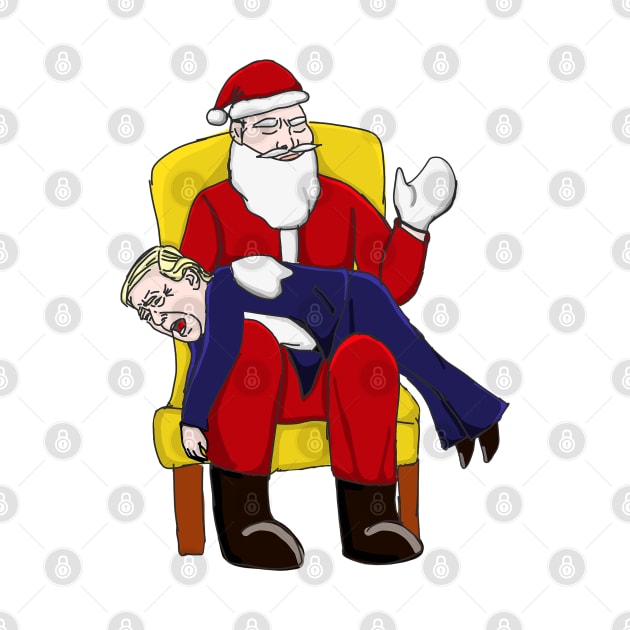 Santa Punishes Naughty Boy-Funny Slap by MaryMas