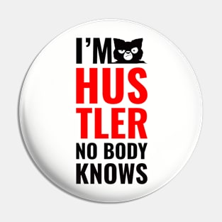 Hustler cat Pin