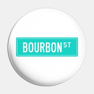 Bourbon st teal Pin