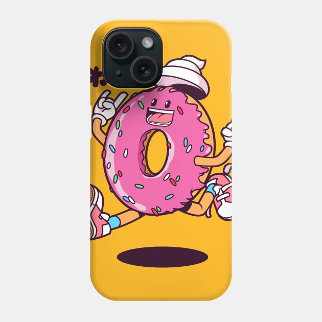 Donut Jump Phone Case by mankeeboi