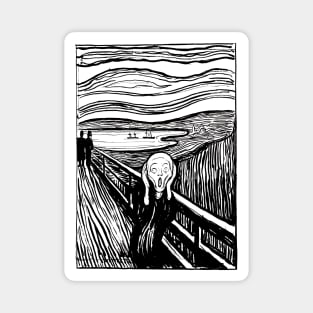 The Scream 1895 Edvard Munch Magnet