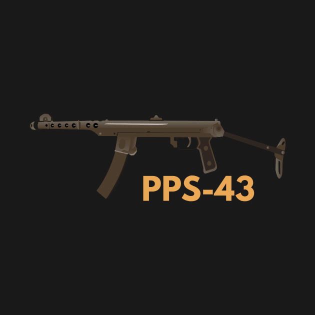 Soviet WW2 PPS-43 Submachine Gun by NorseTech