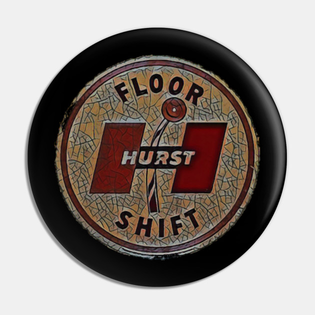 Oldschool Hurst Floor Shift Weathered Vintage Sticker Hurst