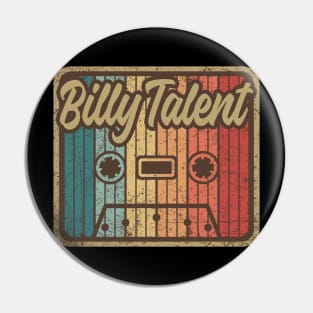 Billy Talent Vintage Cassette Pin