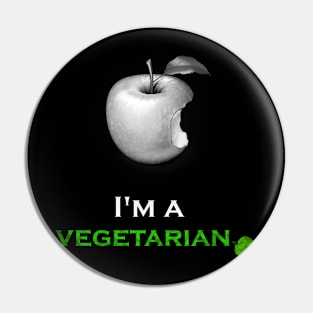 vegetarians T-shirt Pin