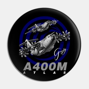 A400M Atlas Tactical Airlifter Heavy Aircraft Pin