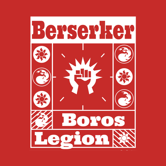 Boros Legion | Berserker | MTG Guild White on Red Design by ChristophZombie