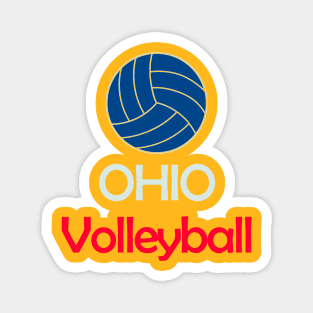 OHIO Volleyball Magnet