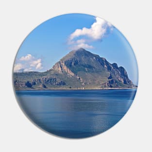 Blue Sicilian Sound of Island Pin