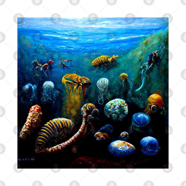 Sea creatures #4 by endage