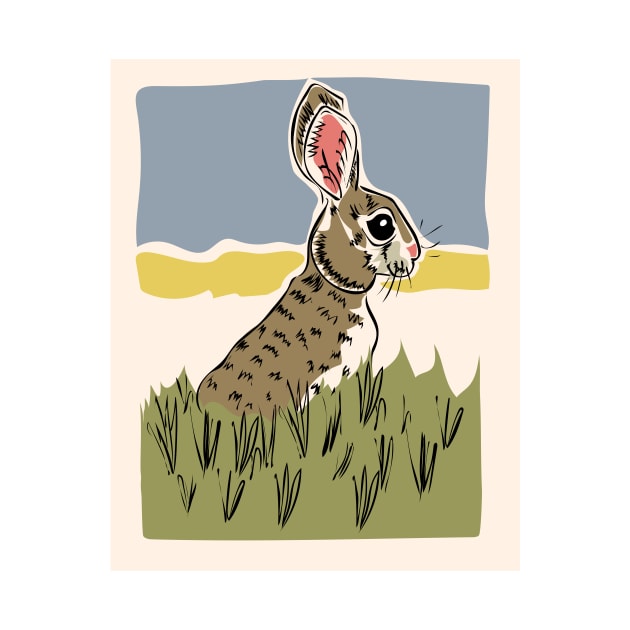 Cottontail Rabbit by lou351007