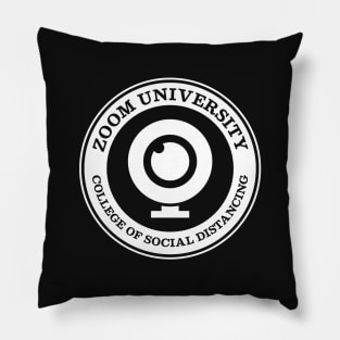 Zoom University (white) Pillow