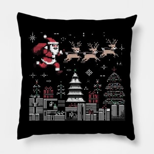 Christmas Santa as Mario style 32 Pillow